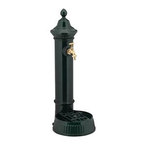 Relaxdays Fuente Jardín Retro, Aluminio, Verde Oscuro, 72 x…