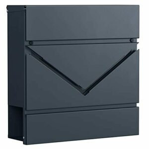 SONGMICS Buzón Correo, Ventanas de Visualización en Forma d…
