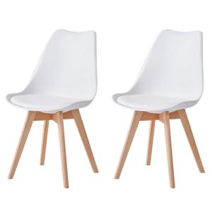 JZGORC Juego de 2 Sillas de Comedor, Sillas de Cocina Nórdi…