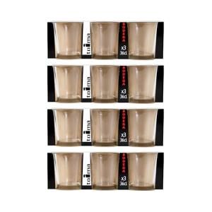 Toima. 12 Vasos de Vidrio Egipcio - Resistentes, Transparen…