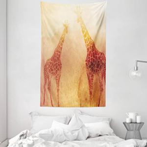 ABAKUHAUS Safari Tapiz de Pared y Cubrecama Suave, Ilustrac…