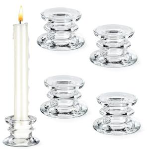 Candelabro de varilla, portavelas de cristal, portavelas pa…