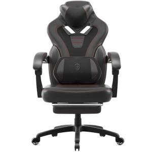 Dowinx Silla de Gaming con reposapiés, Silla de Juegos para…