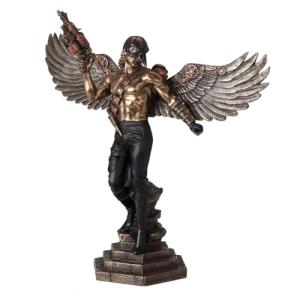 BY SIGRIS Origen Home Decor Figura Guerrero Enmascarado Bro…