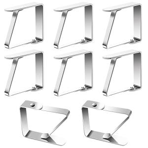 Nutabevr 8 Piezas Pinzas para Mantel de Exterior Acero Inox…