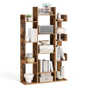VASAGLE Librería en Forma de Árbol, Estantería con 13 Compa…