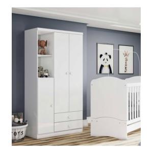 Armario Infantil Mint, Blanco, 91 x 40 x 180,5 cm, Armario…