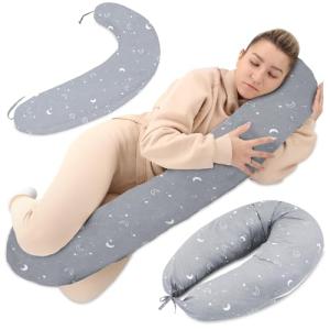 Cojin lactancia y embarazo 190cm – Almohada para dormir de…