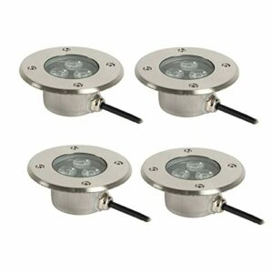 Focos Led Exterior Empotrables Suelo 3W Luces Subacuáticas…