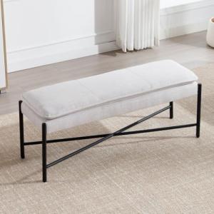 Ya-Home Banco Entrada Recibidor de Lino, Banquetas Dormitor…