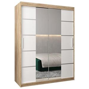 ABIKSMEBLE Verona 4 150 Armario 2 Puertas Correderas para D…