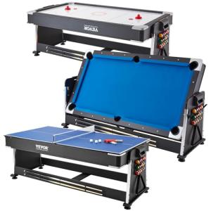 VEVOR Mesa de Juego Multiusos Giratoria para Aire Hockey, B…