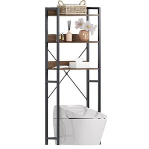 sogesfurniture Estante de Baño de 3 Niveles, Estante de bañ…