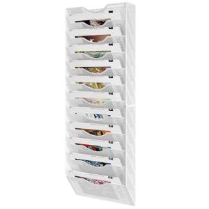 Solinxe Revistero Pared 12 Niveles Metálico - Organizador P…