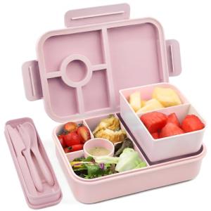 Bugucat Fiambrera 1300ML,Bento Lunch Box lunchbox con 5 Com…