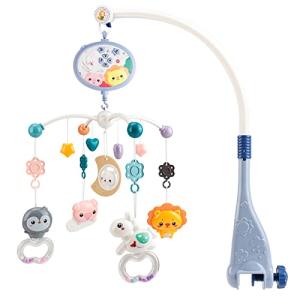 AmyBenton Movil Cuna Bebe Musical y Luces - Control Remoto…