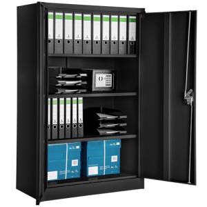 TecTake® Armario Archivador, Cierre De Seguridad, 4 Alturas…