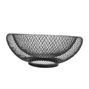 Ciieeo de Alambre Doble Capa Diseño Nido Negro Mediana Band…