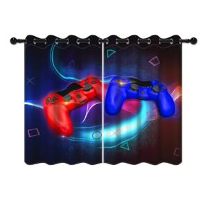 YONGFOTO 140x229cm Cortinas Gamer para Habitación De Niños,…