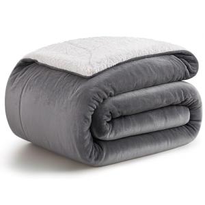 KANKAEU Manta Sherpa 220x240 cm, 550 gsm Extremadamente Sua…