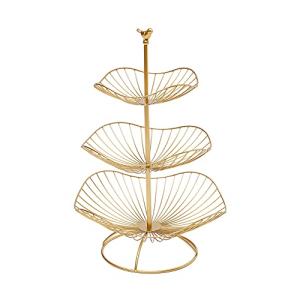 Sindipanda Frutero decorativo de 3 pisos, cesta de frutas p…