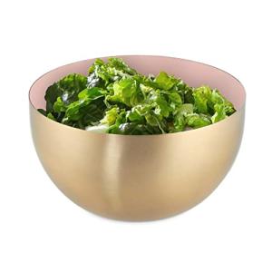 Relaxdays Servir Ensaladera Fiore Doro 1L, Frutero, Cuenco…