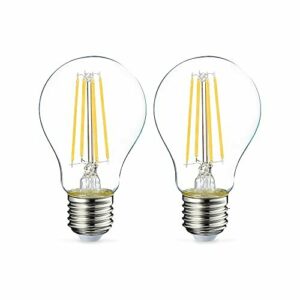 Amazon Basics Bombilla LED E27 Edison, de 7 W (equivalente…