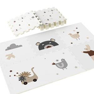 Uanlauo XPE Alfombra Puzzle Bebe, 6 losas(59x59x2cm) Alfomb…