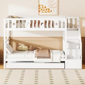Moimhear Litera Infantil de Madera Maciza, con Escalera de…