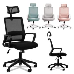 JUPPLIES Silla Escritorio Ergonomica - Silla Oficina Ajusta…