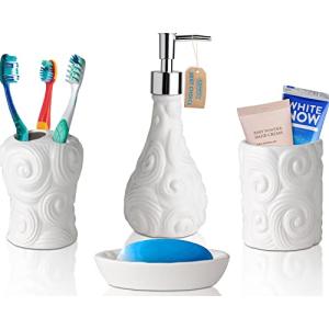 Set de Accesorios de baño de 4 Piezas de diseño, Juego de b…