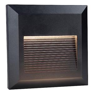 Aplique empotrable LED exterior impermeable cuadrado negro…