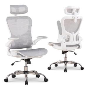COMHOMA Silla de oficina ergonómica, silla de escritorio co…