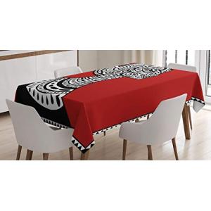 ABAKUHAUS Africano Mantel, ETNO, Apto para Interiores y Ext…