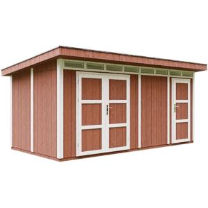 Caseta de jardín 8.52   2.95m²-L530xW279cm-con Suelo,Baldos…