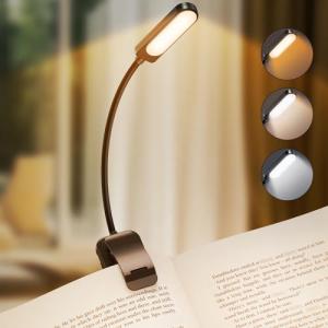 GARITE Luz Lectura, 10 LED Lámpara de Lectura con 3 Colores…