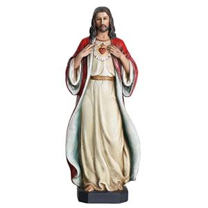 BC BUILDCLASSIC Figura del Sagrado Corazón de Jesús, estatu…