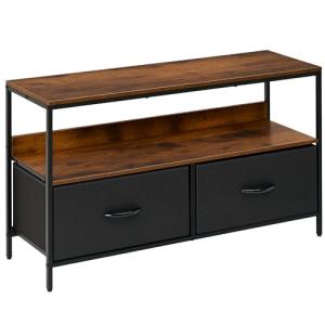 HOMCOM Mueble de TV de hasta 47" Mesa de TV Estilo Industri…