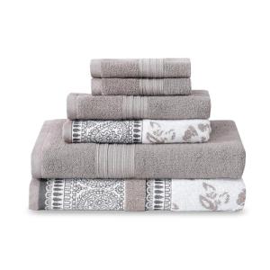 Modern Threads Juego de 6 Piezas: 2 Toallas de Baño, 2 de M…