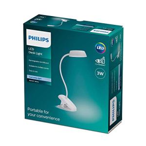 Philips - Lámpara de mesa Philips Donutclip, lámpara LED de…