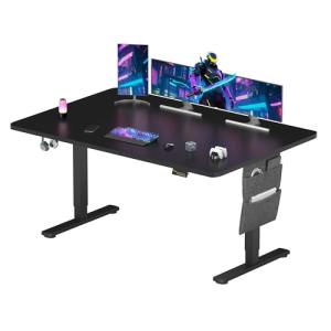 SANODESK QS-Gaming Escritorio Elevable Eléctrico 160x60 cm,…