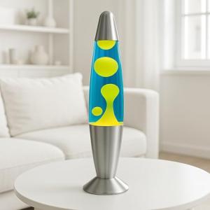 Signes Grimalt - Lampara Sobremesa Lava 40 cm Azul-Amarillo…