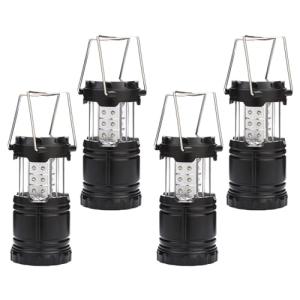 Paquete de 4 luces de camping alimentadas por pilas, ilumin…