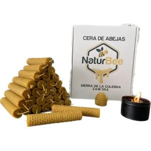 Velas de Miel de Abeja.Natural 100% Velas de Cera de Abeja.…