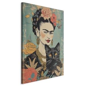 murando - Cuadro en Lienzo Frida Kahlo 40x60 cm 1 pieza - I…