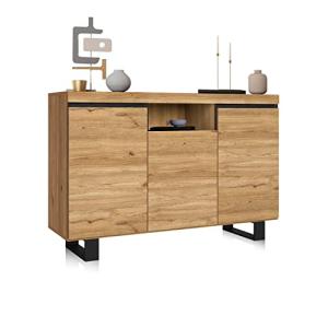 duehome | Aparador 3 Puertas, Buffet, Almacenaje Auxiliar,…
