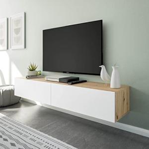 Homely - Mueble de TV de diseño Moderno de Pared KAWAY, Tab…