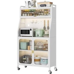 ONKBOITE Armario de Cocina, Mueble Auxiliar De Cocina, 5 Ni…