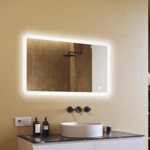 A ARTFORMA – Espejo de baño con luz - Espejo LED – 120 x 70…