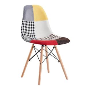 HABITMOBEL Conjunto de 4 Sillas Comedor Madera tapizada Tej…